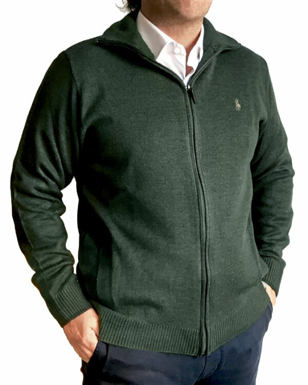 chaqueta de punto hombre 11178 8 verde