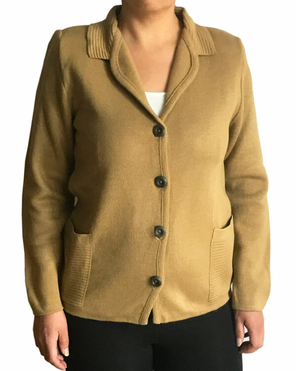 chaqueta punto mujer 14231 15 beige