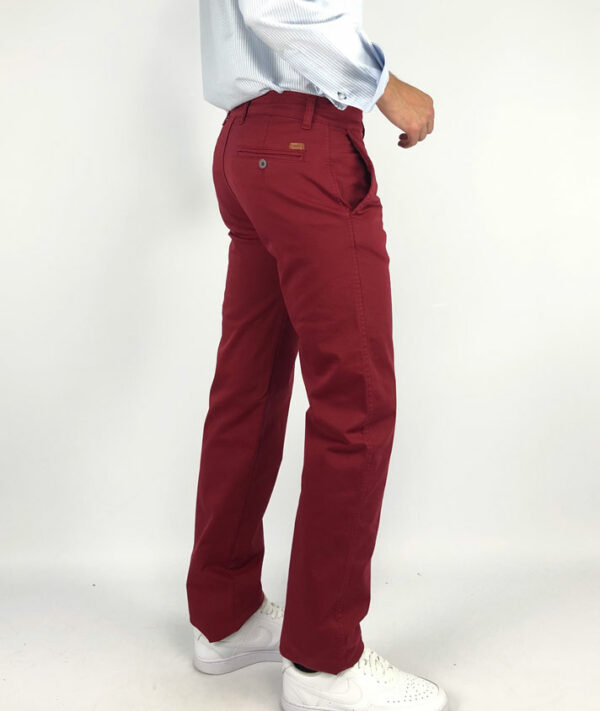 chinos granate de hombre 597 35 lazhers