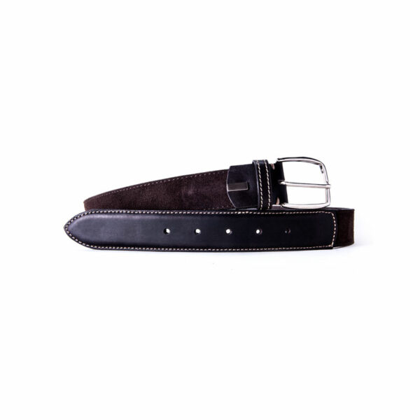 cinturon de hombre color man belt leather piel brown 73305 marron 037