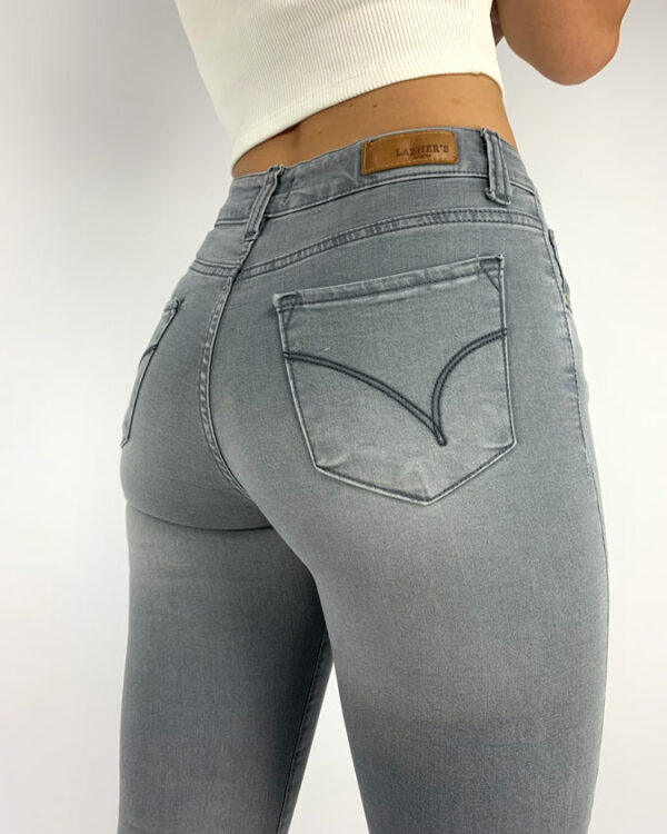 jeans gris de woman 812 lazhers