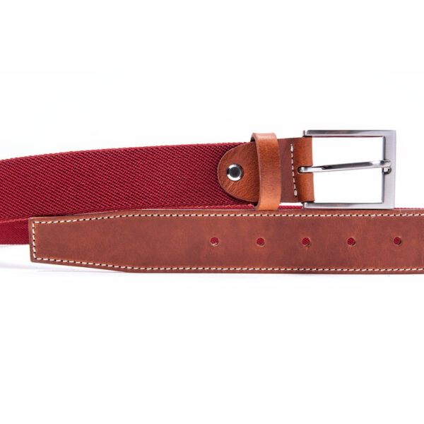 leather belt man cinturon hombre piel red rojo 24400 104