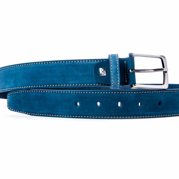 leather man belt cinturon piel hombre azul 17770 blue 006