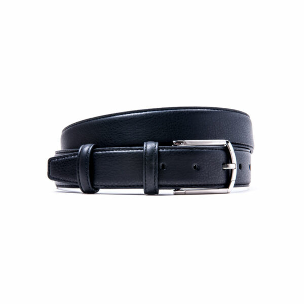 leather man belt cinturon piel hombre black 16704 negro 007