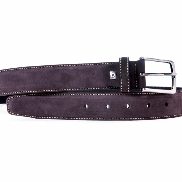 leather man belt cinturon piel hombre dark brown 17770 marron oscuro