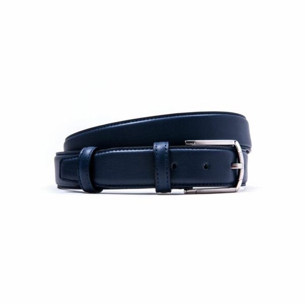 leather man belt cinturon piel hombre marino 16704 navy 022