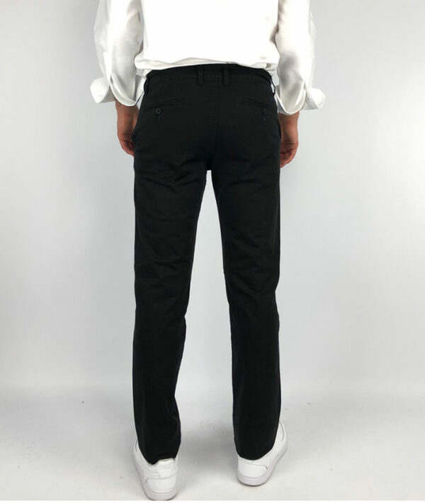 pantalones chinos negro de made in spain