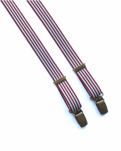 Sagra Potenciano nos trae estos tirantes NARROW STRIPED son un modelo muy fashion y refinado con un cruce en (Y) de lo más moderno y elegante. Se adaptan a cualquier tipo de look. Tirantes de 20 mm de ancho